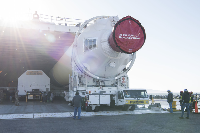 RocketShip delivers third Delta IV Heavy booster at VAFB