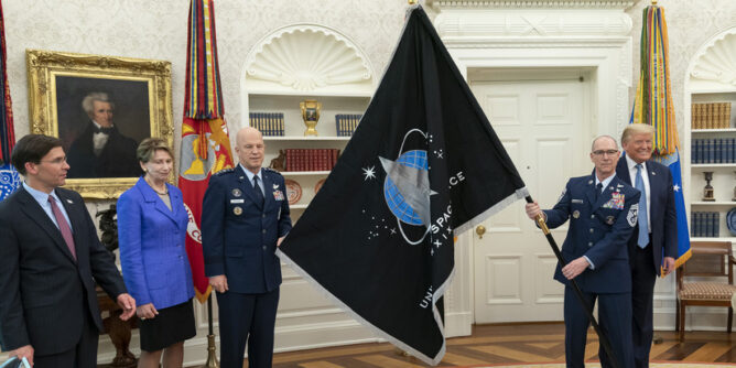 Space Force Flag Unveiled at White House