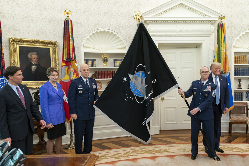 Space Force Flag Unveiled at White House