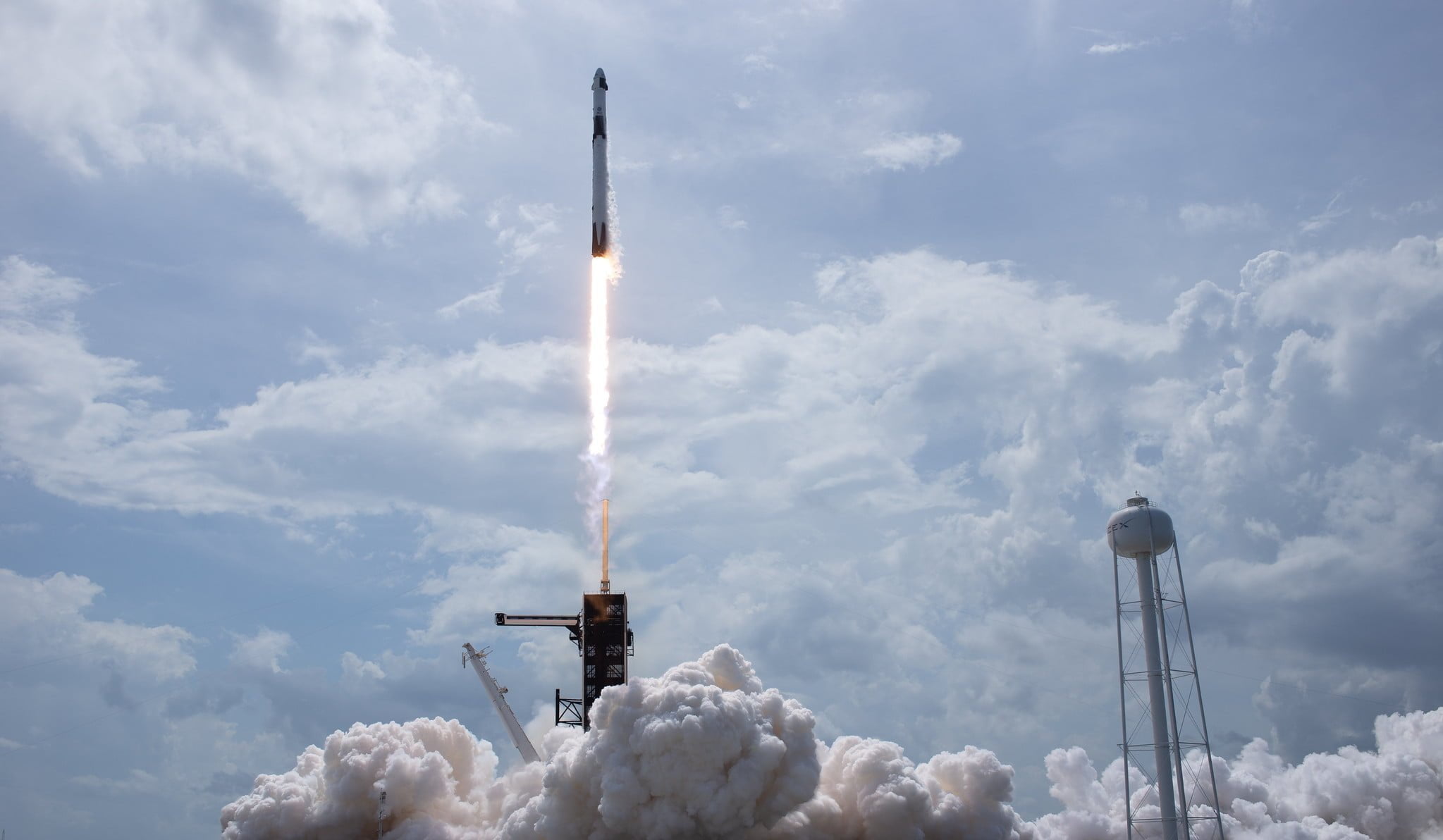 NASA Astronauts Launch from America in Historic Test Flight of SpaceX Crew Dragon