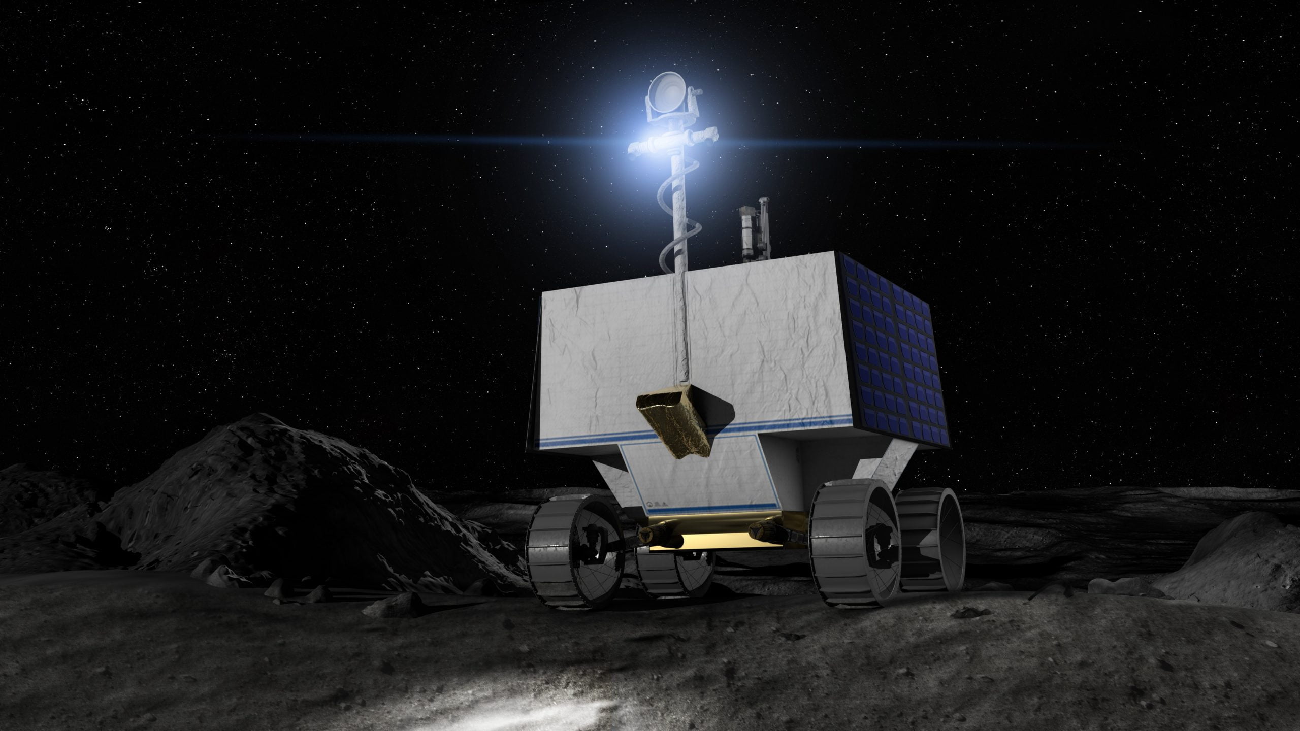 NASA Selects Astrobotic to Fly Water-Hunting Rover to the Moon